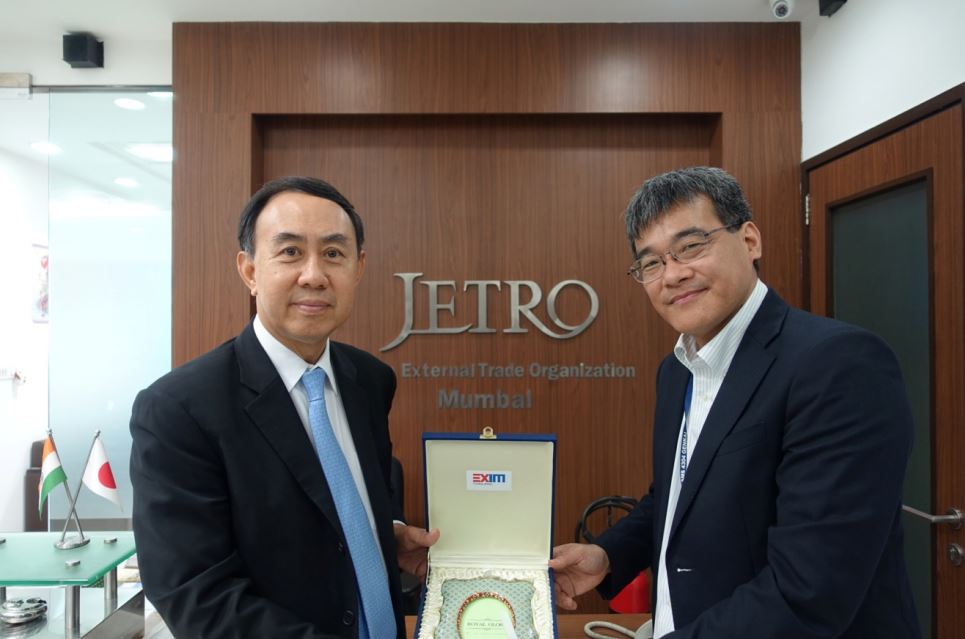 EXIM Thailand Visits Japan External Trade Organization in Mumbai, India