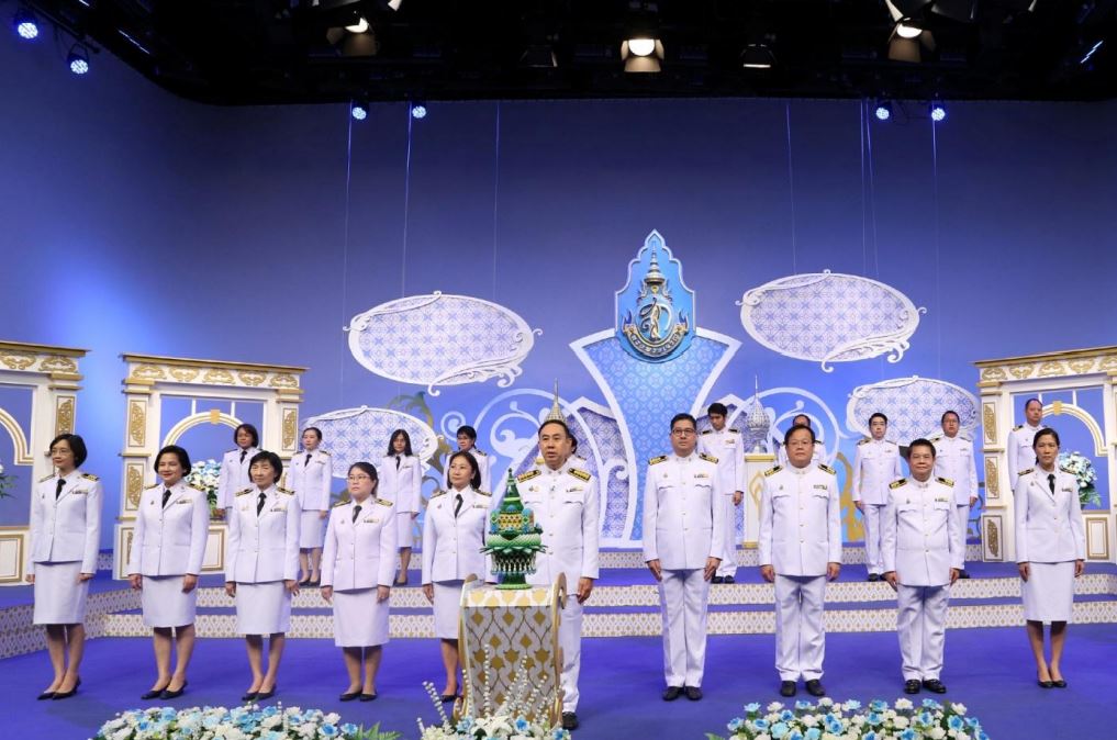 EXIM Thailand Records a TV Program to Wish Her Majesty Queen Sirikit The Queen Mother Best Wish on HM’s Birthday